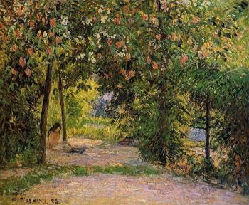 Camille Pissarro : The Garden in Spring, Eragny